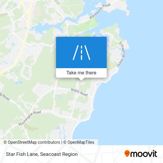 Star Fish Lane map