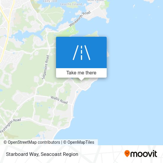 Starboard Way map