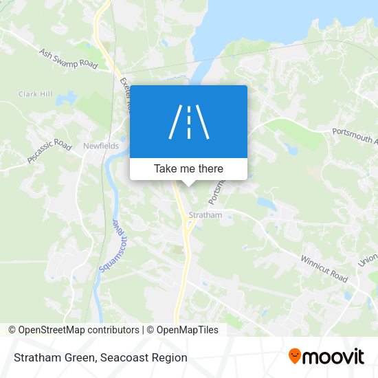 Stratham Green map