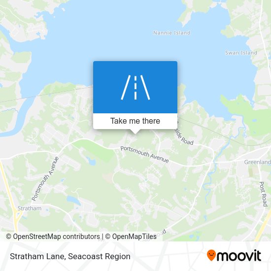 Mapa de Stratham Lane