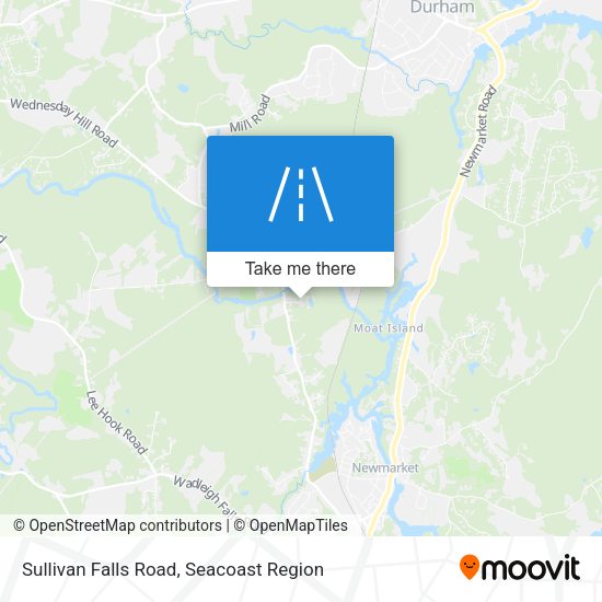 Sullivan Falls Road map