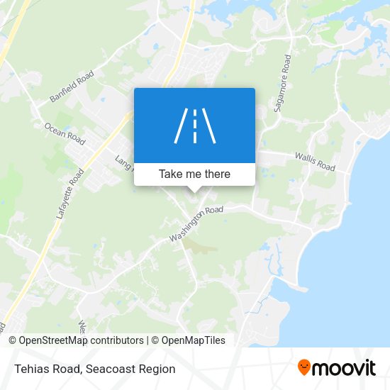 Mapa de Tehias Road