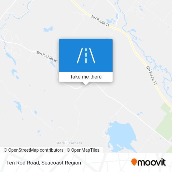 Ten Rod Road map