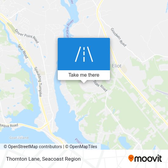 Thornton Lane map