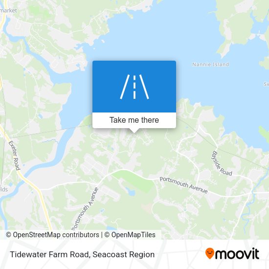Tidewater Farm Road map