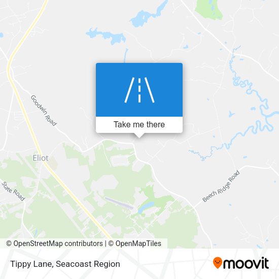 Tippy Lane map