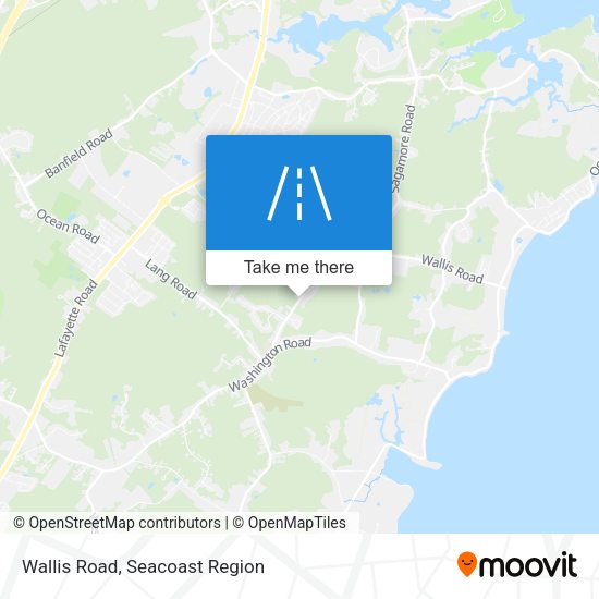Mapa de Wallis Road