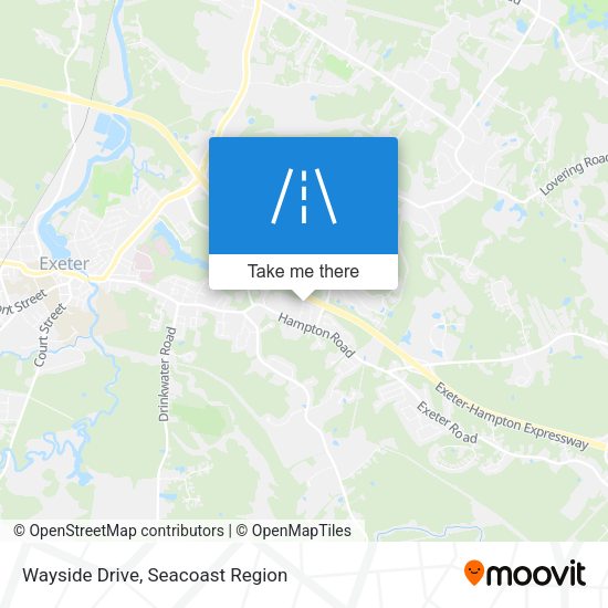 Mapa de Wayside Drive