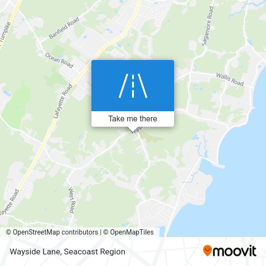 Wayside Lane map