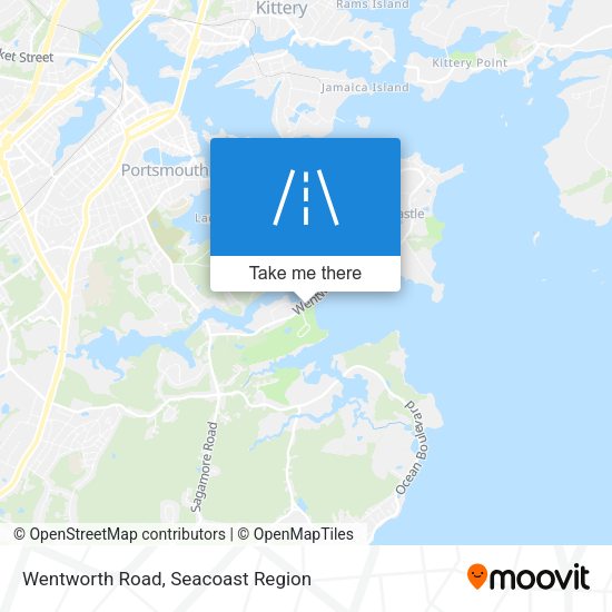 Wentworth Road map