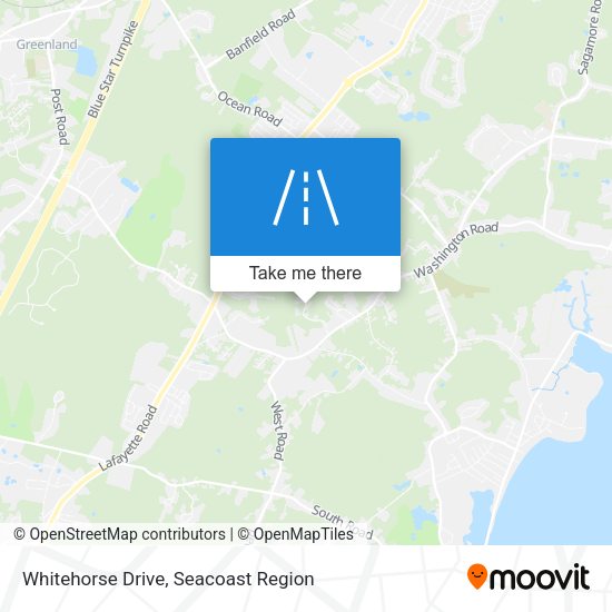 Whitehorse Drive map