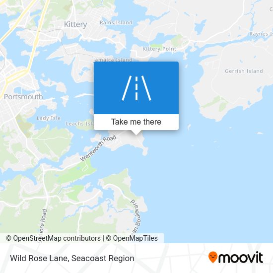 Wild Rose Lane map