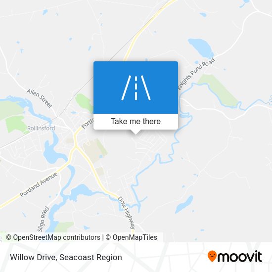 Mapa de Willow Drive