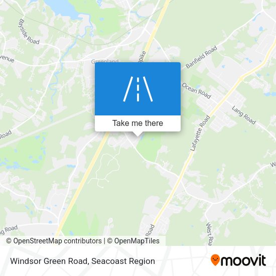 Mapa de Windsor Green Road