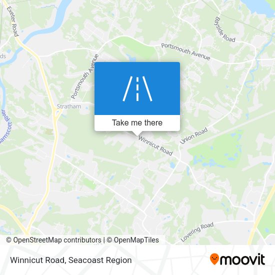 Winnicut Road map