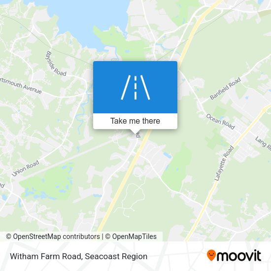 Witham Farm Road map