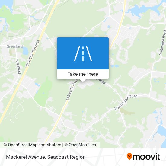 Mackerel Avenue map