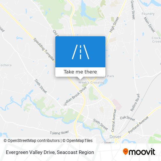 Evergreen Valley Drive map