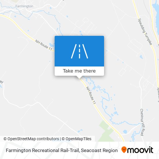 Farmington Recreational Rail-Trail map