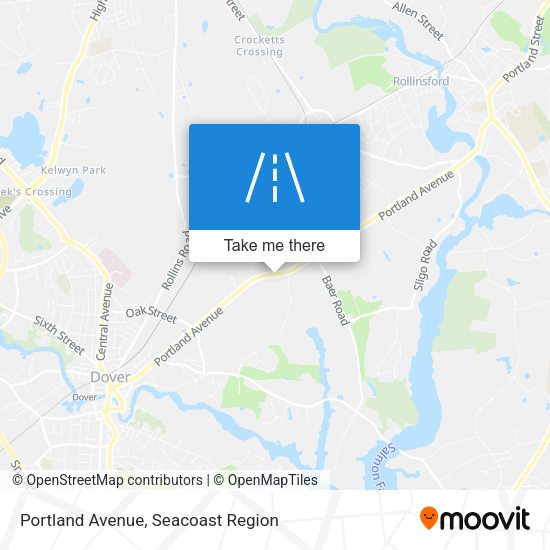 Portland Avenue map