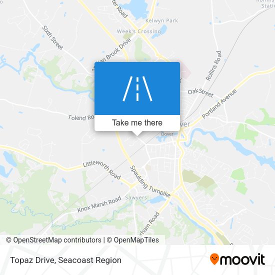 Topaz Drive map