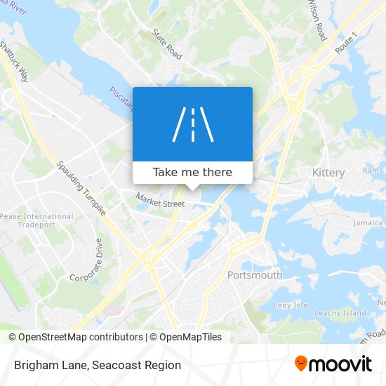 Brigham Lane map