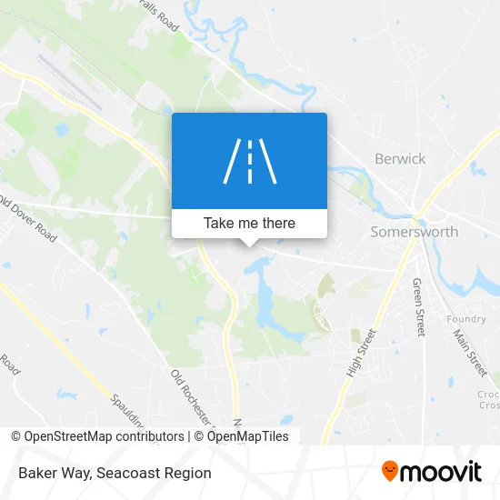 Baker Way map
