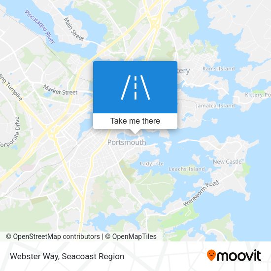 Webster Way map