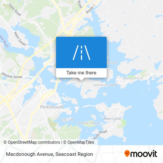 Mapa de Macdonough Avenue