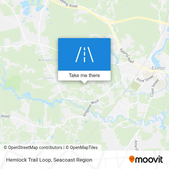 Hemlock Trail Loop map