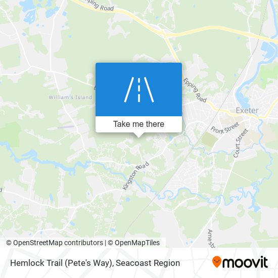 Hemlock Trail (Pete's Way) map