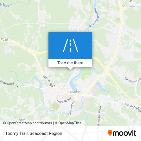 Toomy Trail map