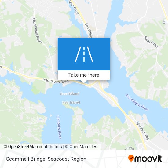 Scammell Bridge map