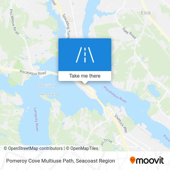 Pomeroy Cove Multiuse Path map