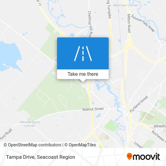 Mapa de Tampa Drive
