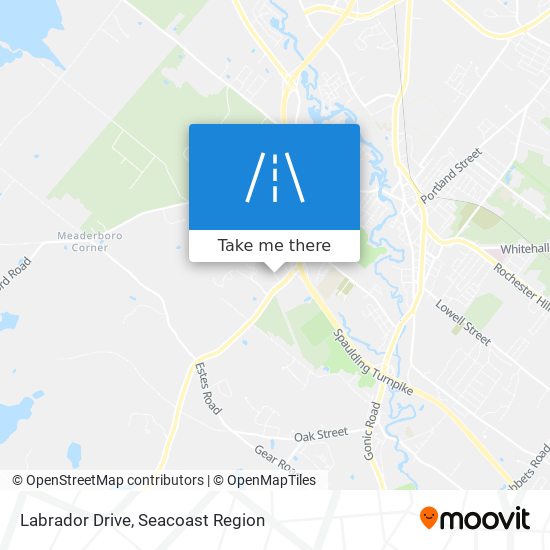 Labrador Drive map