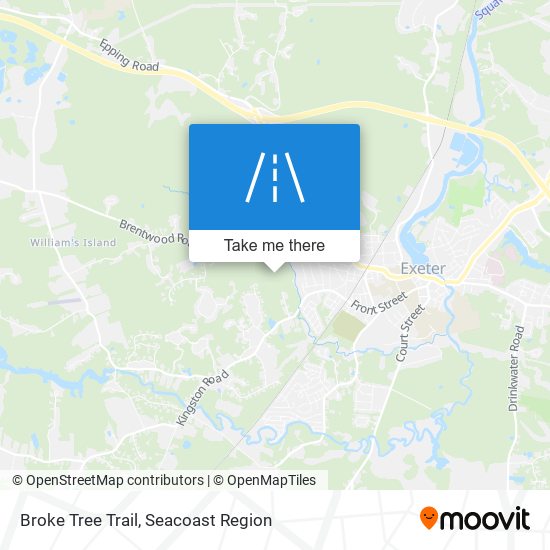 Mapa de Broke Tree Trail