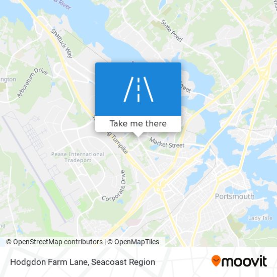 Hodgdon Farm Lane map