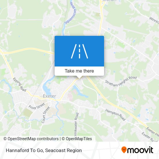 Mapa de Hannaford To Go