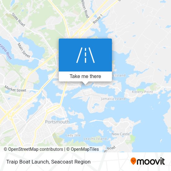 Traip Boat Launch map