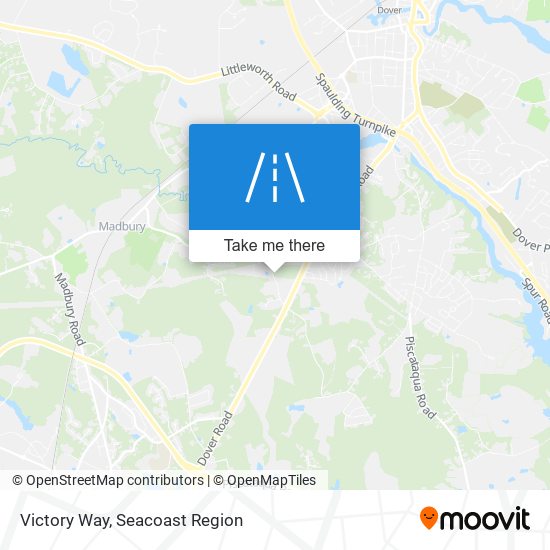 Victory Way map