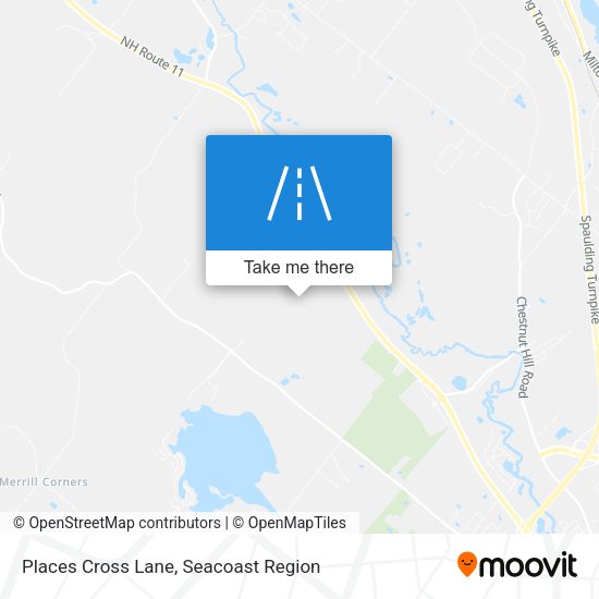 Mapa de Places Cross Lane