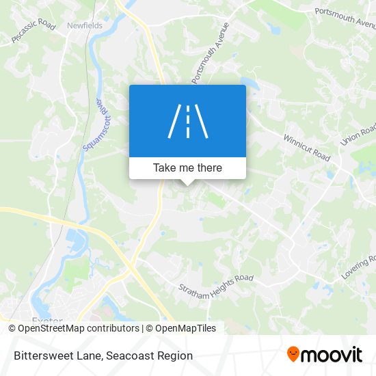 Bittersweet Lane map