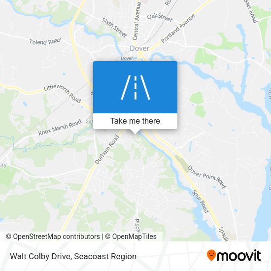 Walt Colby Drive map