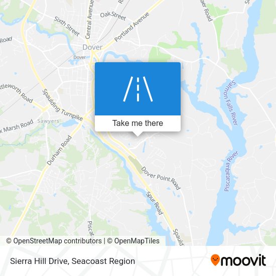 Sierra Hill Drive map