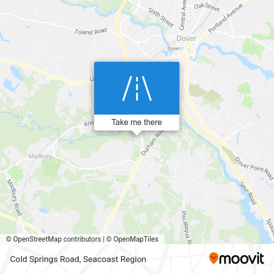 Cold Springs Road map