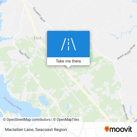 Mapa de Maclellan Lane