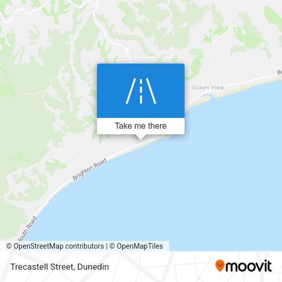 Trecastell Street map