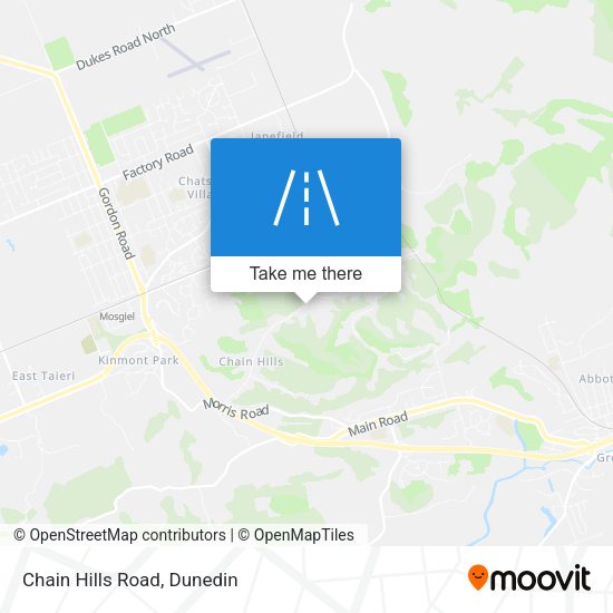 Chain Hills Road map