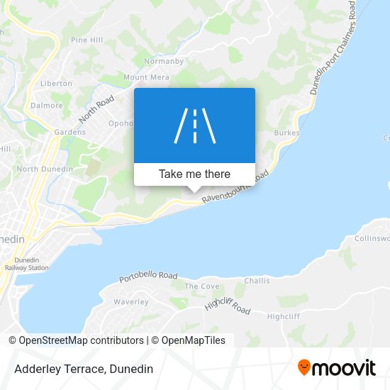 Adderley Terrace map